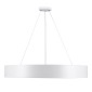 GloboStar® BURTON 61203-S Πλαφονιέρα Οροφής LED CCT 75W 8625lm 120° AC 220-240V - Εναλλαγή Φωτισμού μέσω Τηλεχειριστηρίου All In One Ψυχρό 6000k+Φυσικό 4500k+Θερμό 2700k Dimmable Φ60cm - Λευκό - 3 Years Warranty