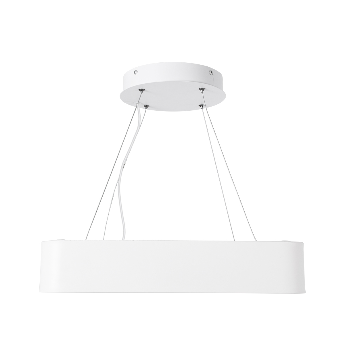GloboStar® KAMALA 61207-S Πλαφονιέρα Οροφής LED CCT 67W 7370lm 120° AC 220-240V - Εναλλαγή Φωτισμού μέσω Τηλεχειριστηρίου All In One Ψυχρό 6000k+Φυσικό 4500k+Θερμό 2700k Dimmable Μ40 x Π40 x Υ8cm - Λευκό - 3 Years Warranty