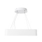 GloboStar® KAMALA 61207-S Πλαφονιέρα Οροφής LED CCT 67W 7370lm 120° AC 220-240V - Εναλλαγή Φωτισμού μέσω Τηλεχειριστηρίου All In One Ψυχρό 6000k+Φυσικό 4500k+Θερμό 2700k Dimmable Μ40 x Π40 x Υ8cm - Λευκό - 3 Years Warranty