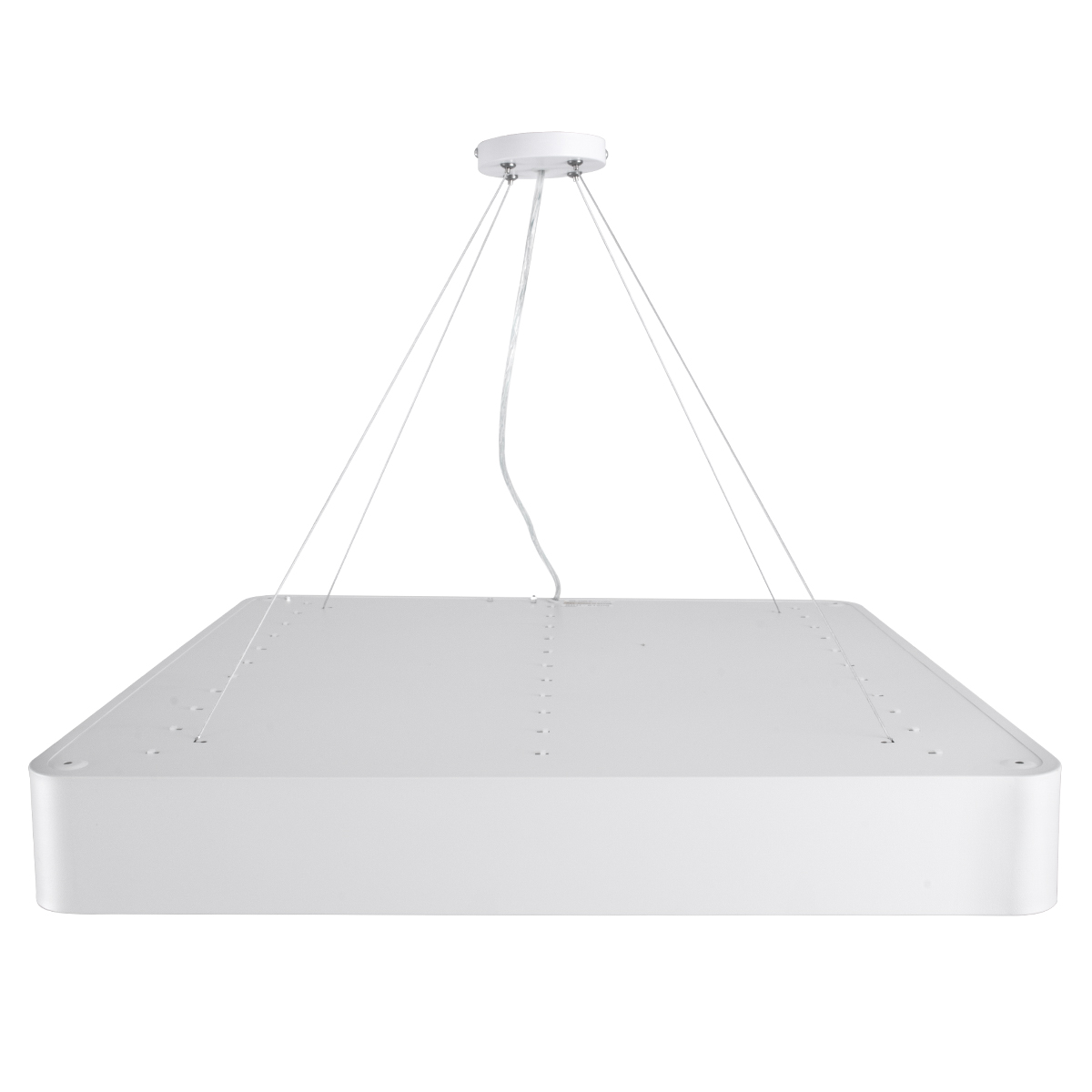 GloboStar® KAMALA 61209-S Πλαφονιέρα Οροφής LED CCT 75W 8625lm 120° AC 220-240V - Εναλλαγή Φωτισμού μέσω Τηλεχειριστηρίου All In One Ψυχρό 6000k+Φυσικό 4500k+Θερμό 2700k Dimmable Μ60 x Π60 x Υ8cm - Λευκό - 3 Years Warranty
