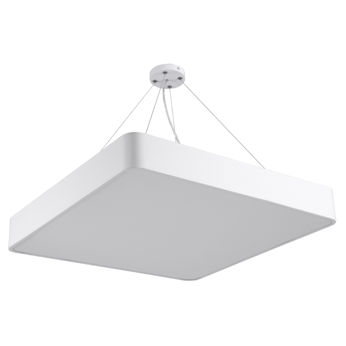 GloboStar® KAMALA 61209-S Πλαφονιέρα Οροφής LED CCT 75W 8625lm 120° AC 220-240V - Εναλλαγή Φωτισμού μέσω Τηλεχειριστηρίου All In One Ψυχρό 6000k+Φυσικό 4500k+Θερμό 2700k Dimmable Μ60 x Π60 x Υ8cm - Λευκό - 3 Years Warranty