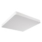 GloboStar® KAMALA 61211-P Κρεμαστή Πλαφονιέρα Οροφής LED CCT 100W 11020lm 120° AC 220-240V - Εναλλαγή Φωτισμού μέσω Τηλεχειριστηρίου All In One Ψυχρό 6000k+Φυσικό 4500k+Θερμό 2700k Dimmable Μ80 x Π80 x Υ8cm - Λευκό - 3 Years Warranty