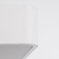 GloboStar® KAMALA 61211-P Κρεμαστή Πλαφονιέρα Οροφής LED CCT 100W 11020lm 120° AC 220-240V - Εναλλαγή Φωτισμού μέσω Τηλεχειριστηρίου All In One Ψυχρό 6000k+Φυσικό 4500k+Θερμό 2700k Dimmable Μ80 x Π80 x Υ8cm - Λευκό - 3 Years Warranty