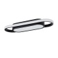 GloboStar® IGOR 61216 Φωτιστικό Οροφής Linear Design LED CCT 24W 2880lm 210° AC 220-240V - Εναλλαγή Φωτισμού μέσω Διακόπτη On/Off All In One Ψυχρό 6000k+Φυσικό 4500k+Θερμό 2700k Μ41 x Π13 x Υ4.5cm - Μαύρο - 3 Years Warranty