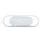 GloboStar® IGOR 61217 Φωτιστικό Οροφής Linear Design LED CCT 24W 2880lm 210° AC 220-240V - Εναλλαγή Φωτισμού μέσω Διακόπτη On/Off All In One Ψυχρό 6000k+Φυσικό 4500k+Θερμό 2700k Μ41 x Π13 x Υ4.5cm - Λευκό - 3 Years Warranty