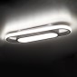 GloboStar® IGOR 61217 Φωτιστικό Οροφής Linear Design LED CCT 24W 2880lm 210° AC 220-240V - Εναλλαγή Φωτισμού μέσω Διακόπτη On/Off All In One Ψυχρό 6000k+Φυσικό 4500k+Θερμό 2700k Μ41 x Π13 x Υ4.5cm - Λευκό - 3 Years Warranty