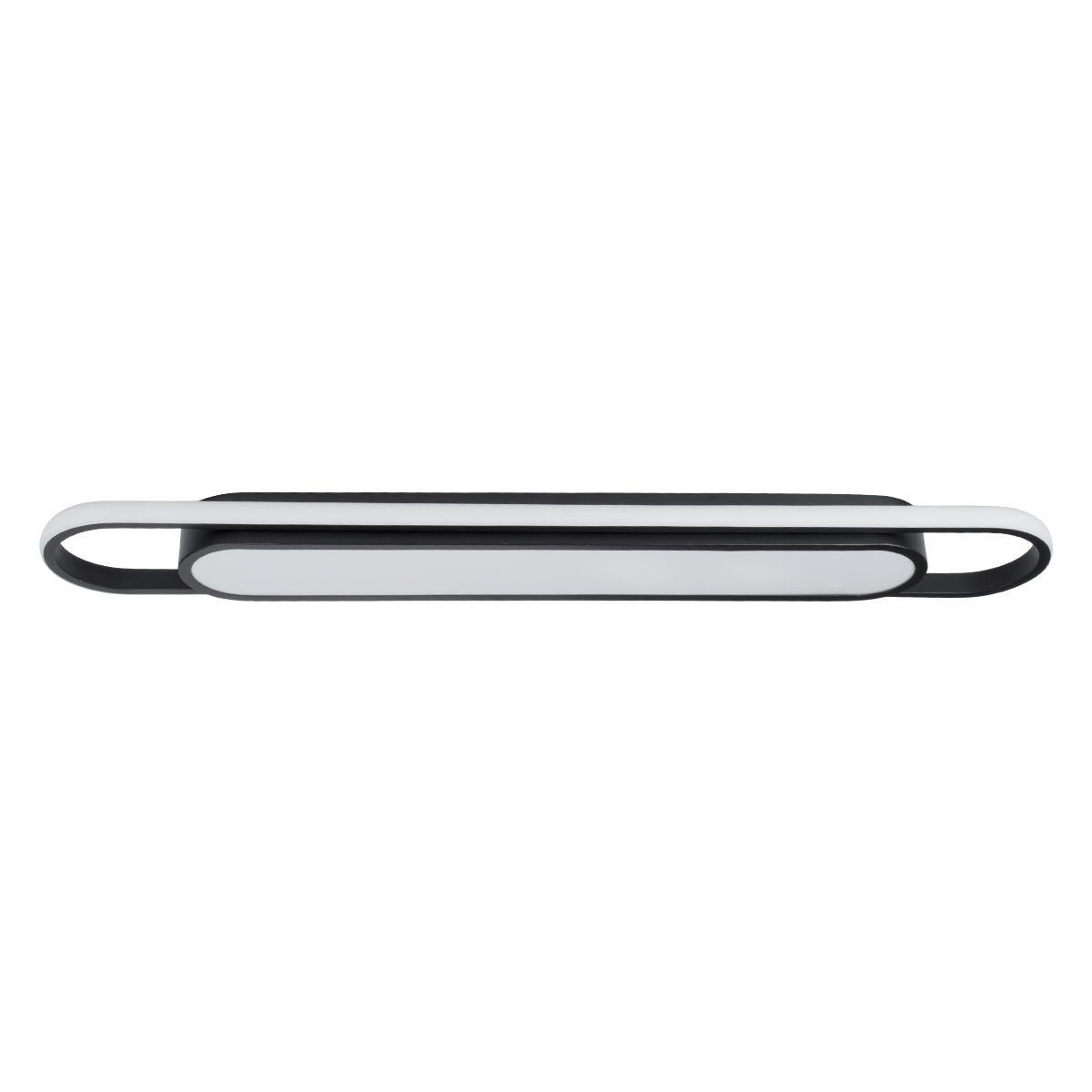 GloboStar® IGOR 61218 Φωτιστικό Οροφής Linear Design LED CCT 48W 5760lm 210° AC 220-240V - Εναλλαγή Φωτισμού μέσω Διακόπτη On/Off All In One Ψυχρό 6000k+Φυσικό 4500k+Θερμό 2700k Μ81 x Π13 x Υ4.5cm - Μαύρο - 3 Years Warranty