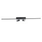 GLOBOSTAR® BARETTI 61226 Φωτιστικό Οροφής Linear Design LED CCT με Κινούμενα Σποτ LED Downlight 24W 2688lm 160° & 45° AC 220-240V IP20  - Εναλλαγή Φωτισμού μέσω Διακόπτη On/Off All In One Ψυχρό 6000k+Φυσικό 4500k+Θερμό 2700k - Μ80 x Π5.5 x Υ5 cm - Μαύ