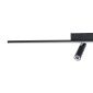 GLOBOSTAR® BARETTI 61226 Φωτιστικό Οροφής Linear Design LED CCT με Κινούμενα Σποτ LED Downlight 24W 2688lm 160° & 45° AC 220-240V IP20  - Εναλλαγή Φωτισμού μέσω Διακόπτη On/Off All In One Ψυχρό 6000k+Φυσικό 4500k+Θερμό 2700k - Μ80 x Π5.5 x Υ5 cm - Μαύ