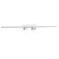 GLOBOSTAR® BARETTI 61227 Φωτιστικό Οροφής Linear Design LED CCT με Κινούμενα Σποτ LED Downlight 24W 2688lm 160° & 45° AC 220-240V IP20  - Εναλλαγή Φωτισμού μέσω Διακόπτη On/Off All In One Ψυχρό 6000k+Φυσικό 4500k+Θερμό 2700k - Μ80 x Π5.5 x Υ5 cm - Λευ