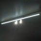GLOBOSTAR® BARETTI 61227 Φωτιστικό Οροφής Linear Design LED CCT με Κινούμενα Σποτ LED Downlight 24W 2688lm 160° & 45° AC 220-240V IP20  - Εναλλαγή Φωτισμού μέσω Διακόπτη On/Off All In One Ψυχρό 6000k+Φυσικό 4500k+Θερμό 2700k - Μ80 x Π5.5 x Υ5 cm - Λευ