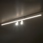 GLOBOSTAR® BARETTI 61227 Φωτιστικό Οροφής Linear Design LED CCT με Κινούμενα Σποτ LED Downlight 24W 2688lm 160° & 45° AC 220-240V IP20  - Εναλλαγή Φωτισμού μέσω Διακόπτη On/Off All In One Ψυχρό 6000k+Φυσικό 4500k+Θερμό 2700k - Μ80 x Π5.5 x Υ5 cm - Λευ