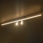 GLOBOSTAR® BARETTI 61227 Φωτιστικό Οροφής Linear Design LED CCT με Κινούμενα Σποτ LED Downlight 24W 2688lm 160° & 45° AC 220-240V IP20  - Εναλλαγή Φωτισμού μέσω Διακόπτη On/Off All In One Ψυχρό 6000k+Φυσικό 4500k+Θερμό 2700k - Μ80 x Π5.5 x Υ5 cm - Λευ
