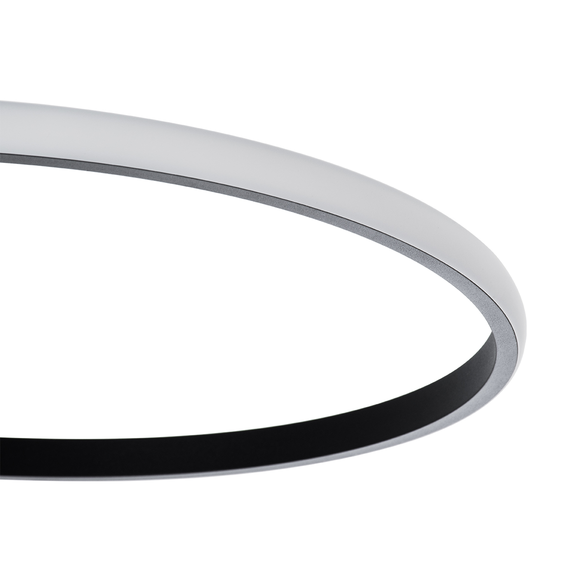 GloboStar® CIRCUO 61229 Φωτιστικό Οροφής Δαχτυλίδι-Κύκλος LED CCT 75W 8400lm 360° AC 220-240V - Εναλλαγή Φωτισμού μέσω Τηλεχειριστηρίου All In One Ψυχρό 6000k+Φυσικό 4500k+Θερμό 2700k Dimmable Μ53 x Π42.5 x Υ9cm - Μαύρο - 3 Years Warranty