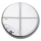 GloboStar® SALEM 61237 Πλαφονιέρα Οροφής Δαχτυλίδι-Κύκλος LED CCT 105W 12075lm 120° AC 220-240V - Εναλλαγή Φωτισμού μέσω Τηλεχειριστηρίου All In One Ψυχρό 6000k+Φυσικό 4500k+Θερμό 2700k Dimmable Φ60cm - Μαύρο - 3 Years Warranty