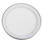 GloboStar® SALEM 61238 Πλαφονιέρα Οροφής Δαχτυλίδι-Κύκλος LED CCT 105W 12075lm 120° AC 220-240V - Εναλλαγή Φωτισμού μέσω Τηλεχειριστηρίου All In One Ψυχρό 6000k+Φυσικό 4500k+Θερμό 2700k Dimmable Φ60cm - Ασημί - 3 Years Warranty