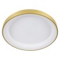 GloboStar® SALEM 61239 Πλαφονιέρα Οροφής Δαχτυλίδι-Κύκλος LED CCT 105W 12075lm 120° AC 220-240V - Εναλλαγή Φωτισμού μέσω Τηλεχειριστηρίου All In One Ψυχρό 6000k+Φυσικό 4500k+Θερμό 2700k Dimmable Φ60cm - Χρυσό Σαμπανιζέ - 3 Years Warranty