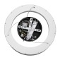 GloboStar® SALEM 61241 Κρεμαστή Πλαφονιέρα Οροφής Δαχτυλίδι-Κύκλος LED CCT 75W 8625lm 120° AC 220-240V - Εναλλαγή Φωτισμού μέσω Τηλεχειριστηρίου All In One Ψυχρό 6000k+Φυσικό 4500k+Θερμό 2700k Dimmable Φ45cm - Μαύρο - 3 Years Warranty