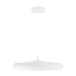 GloboStar® BARON 61255 Κρεμαστή Πλαφονιέρα Οροφής LED CCT 24W 2880lm 120° AC 220-240V - Εναλλαγή Φωτισμού μέσω Διακόπτη On/Off All In One Ψυχρό 6000k+Φυσικό 4500k+Θερμό 2700k Φ40 x Υ10cm - Λευκό - 3 Years Warranty