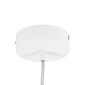 GloboStar® BARON 61255 Κρεμαστή Πλαφονιέρα Οροφής LED CCT 24W 2880lm 120° AC 220-240V - Εναλλαγή Φωτισμού μέσω Διακόπτη On/Off All In One Ψυχρό 6000k+Φυσικό 4500k+Θερμό 2700k Φ40 x Υ10cm - Λευκό - 3 Years Warranty