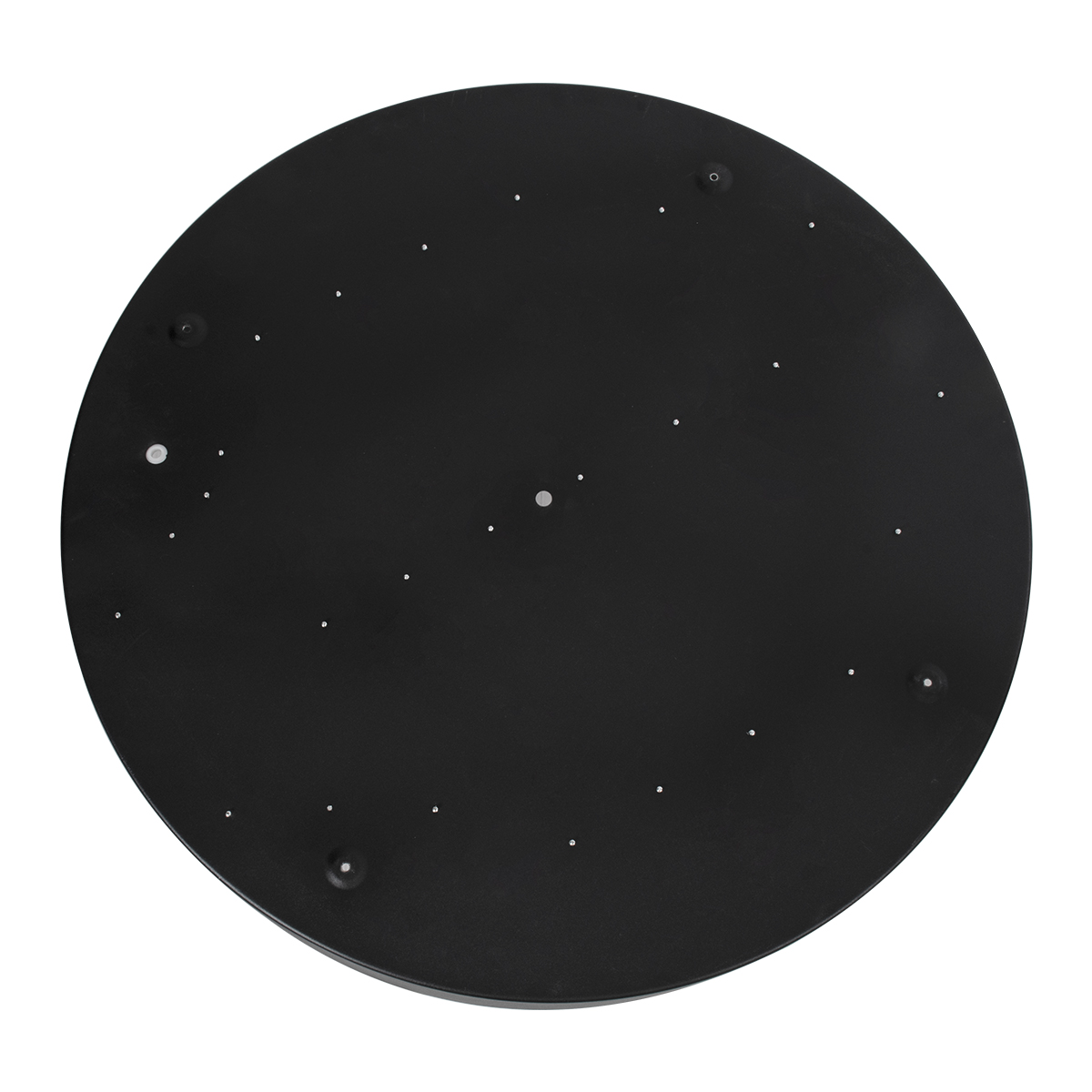 GloboStar® NARNIA 61259 Πλαφονιέρα Οροφής LED CCT 100W 11500lm 120° AC 220-240V - Εναλλαγή Φωτισμού μέσω Τηλεχειριστηρίου All In One Ψυχρό 6000k+Φυσικό 4500k+Θερμό 2700k Dimmable Φ60 x Υ10cm - Μαύρο - 3 Years Warranty