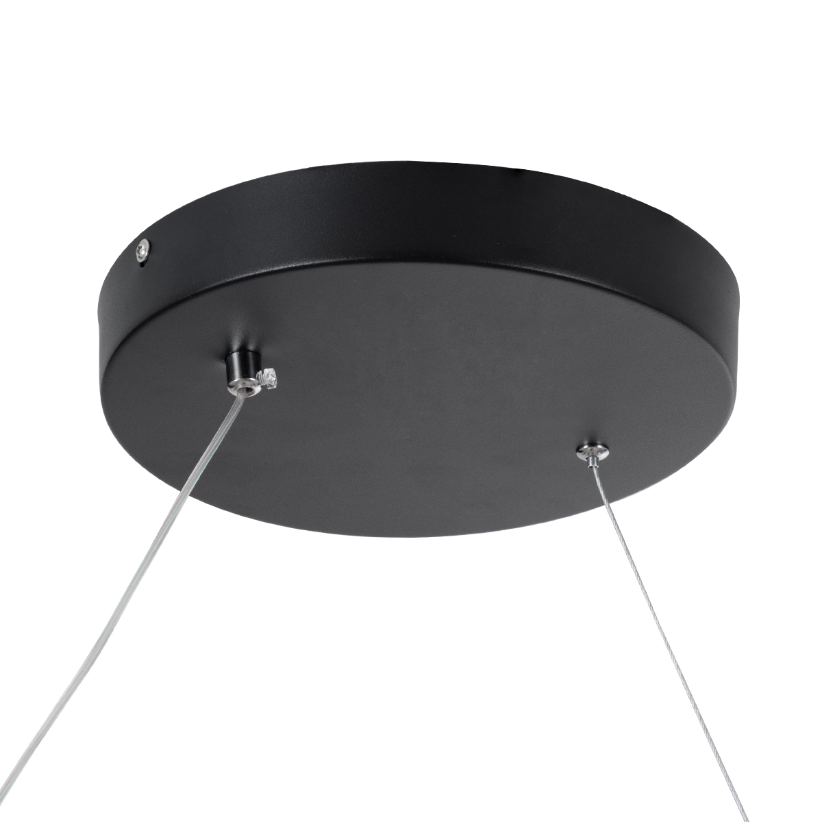 GloboStar® SPIRALE 61283 Κρεμαστό Φωτιστικό Οροφής Design LED CCT 75W 8400lm 300° AC 220-240V - Εναλλαγή Φωτισμού μέσω Τηλεχειριστηρίου All In One Ψυχρό 6000k+Φυσικό 4500k+Θερμό 2700k Dimmable Μ72 x Π25 x Υ30cm - Μαύρο - 3 Years Warranty