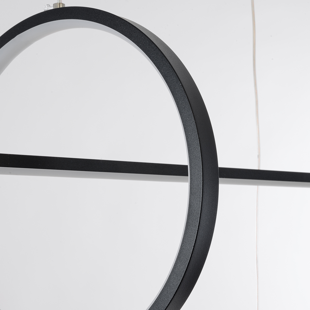 GloboStar® LINEARE 61290 Κρεμαστό Φωτιστικό Οροφής Design LED CCT 67W 7504lm 300° AC 220-240V - Εναλλαγή Φωτισμού μέσω Τηλεχειριστηρίου All In One Ψυχρό 6000k+Φυσικό 4500k+Θερμό 2700k Dimmable Μ130 x Π25 x Υ60cm - Μαύρο - 3 Years Warranty