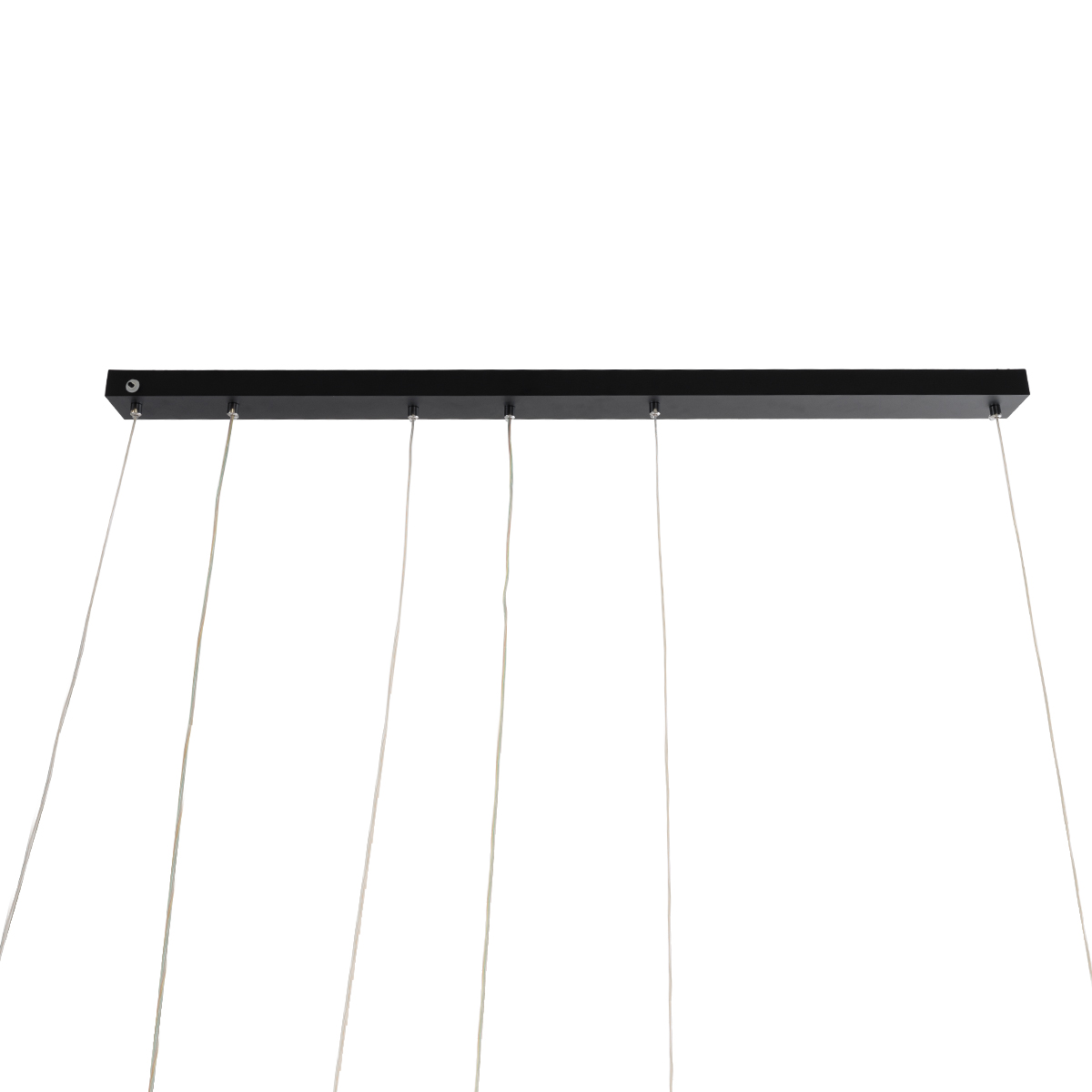 GloboStar® LINEARE 61290 Κρεμαστό Φωτιστικό Οροφής Design LED CCT 67W 7504lm 300° AC 220-240V - Εναλλαγή Φωτισμού μέσω Τηλεχειριστηρίου All In One Ψυχρό 6000k+Φυσικό 4500k+Θερμό 2700k Dimmable Μ130 x Π25 x Υ60cm - Μαύρο - 3 Years Warranty