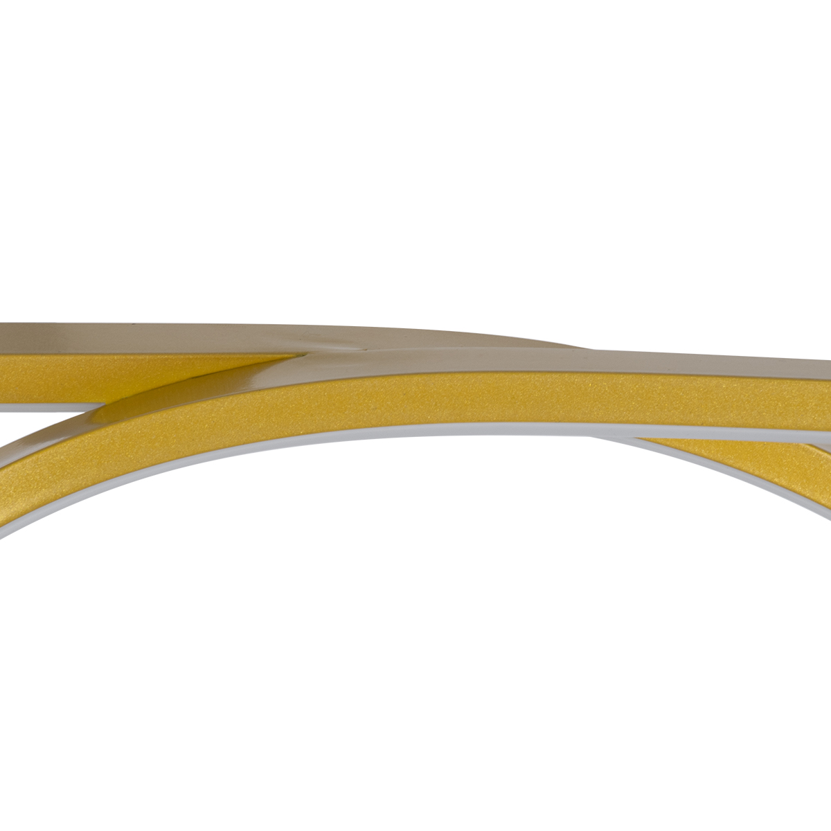 GloboStar® ROME 61297 Κρεμαστό Φωτιστικό Οροφής Linear Design LED CCT 24W 2640lm 200° AC 220-240V - Εναλλαγή Φωτισμού μέσω Διακόπτη On/Off All In One Ψυχρό 6000k+Φυσικό 4500k+Θερμό 2700k Μ65.5 x Π4 x Υ33cm - Χρυσό Βούρτσας - 3 Years Warranty