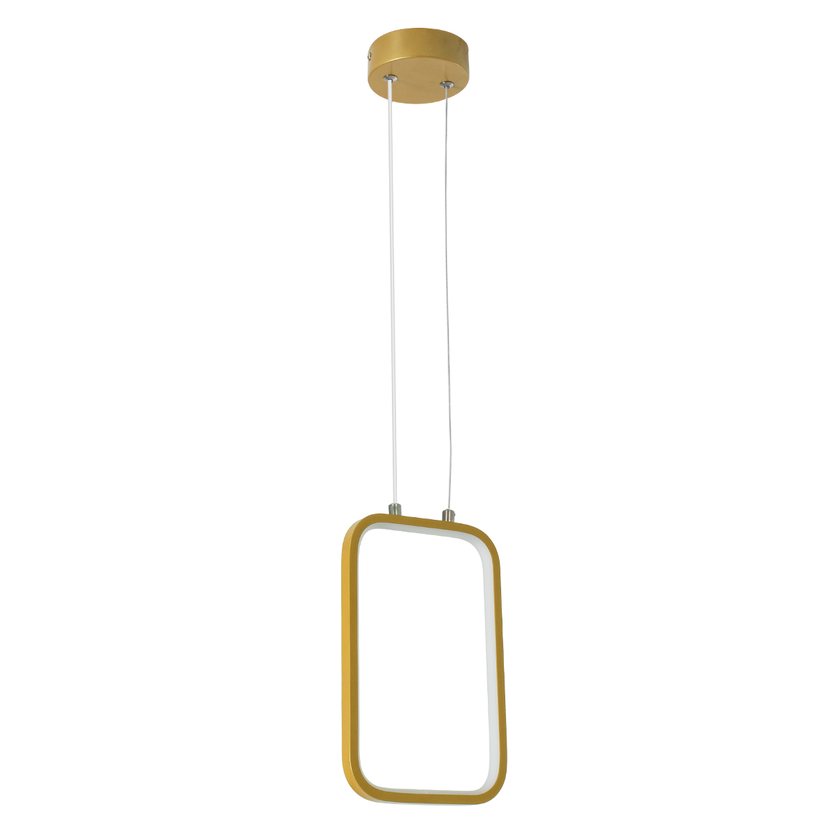 GloboStar® NEROBA 61301 Κρεμαστό Φωτιστικό Οροφής Linear Design LED CCT 12W 1320lm 360° AC 220-240V - Εναλλαγή Φωτισμού μέσω Διακόπτη On/Off All In One Ψυχρό 6000k+Φυσικό 4500k+Θερμό 2700k Μ16 x Π1.6 x Υ25.5cm - Χρυσό Βούρτσας - 3 Years Warranty