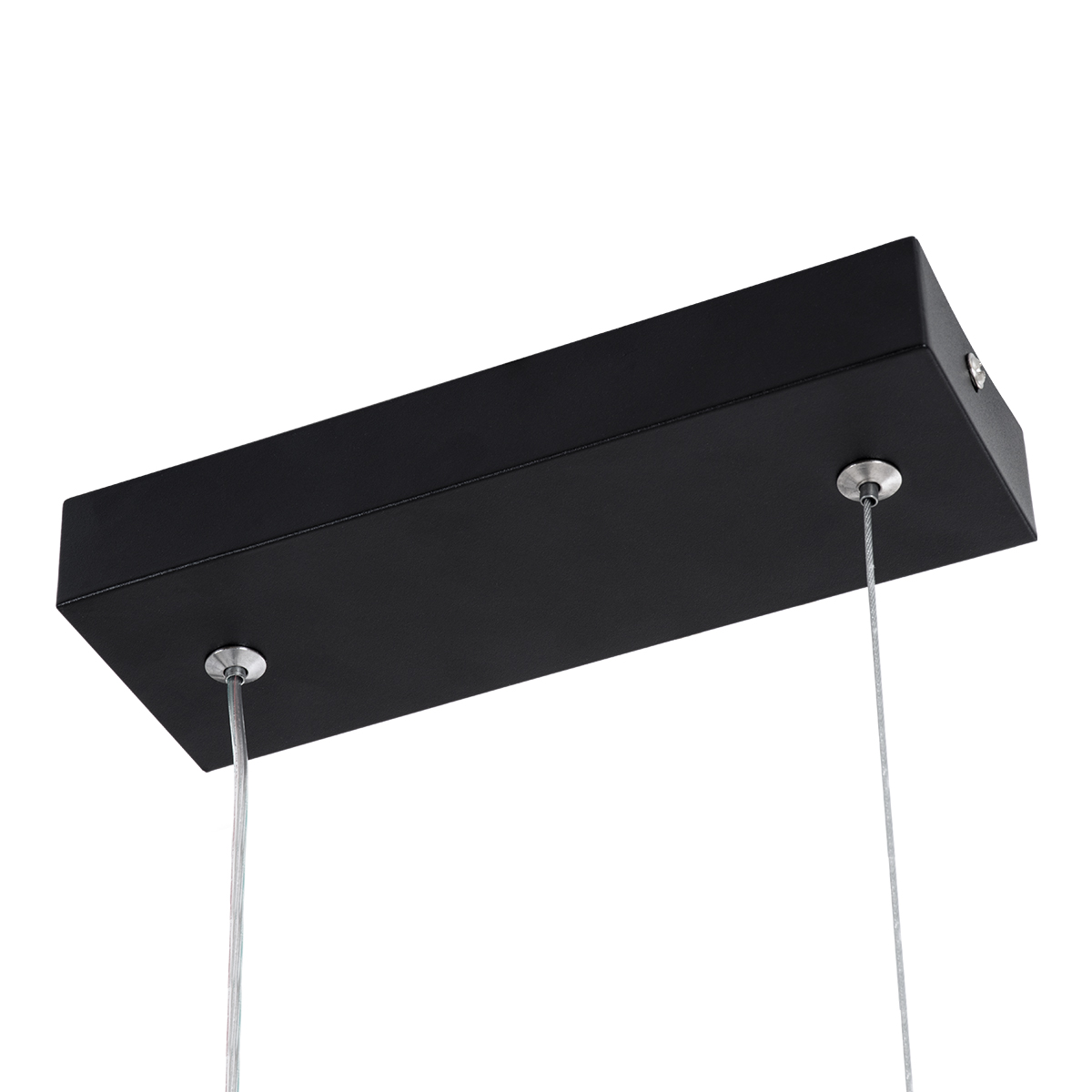 GloboStar® NEROBA 61302 Κρεμαστό Φωτιστικό Οροφής Linear Design LED CCT 18W 1980lm 360° AC 220-240V - Εναλλαγή Φωτισμού μέσω Διακόπτη On/Off All In One Ψυχρό 6000k+Φυσικό 4500k+Θερμό 2700k Μ29 x Π2 x Υ36cm - Μαύρο - 3 Years Warranty