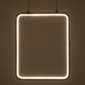 GloboStar® NEROBA 61302 Κρεμαστό Φωτιστικό Οροφής Linear Design LED CCT 18W 1980lm 360° AC 220-240V - Εναλλαγή Φωτισμού μέσω Διακόπτη On/Off All In One Ψυχρό 6000k+Φυσικό 4500k+Θερμό 2700k Μ29 x Π2 x Υ36cm - Μαύρο - 3 Years Warranty
