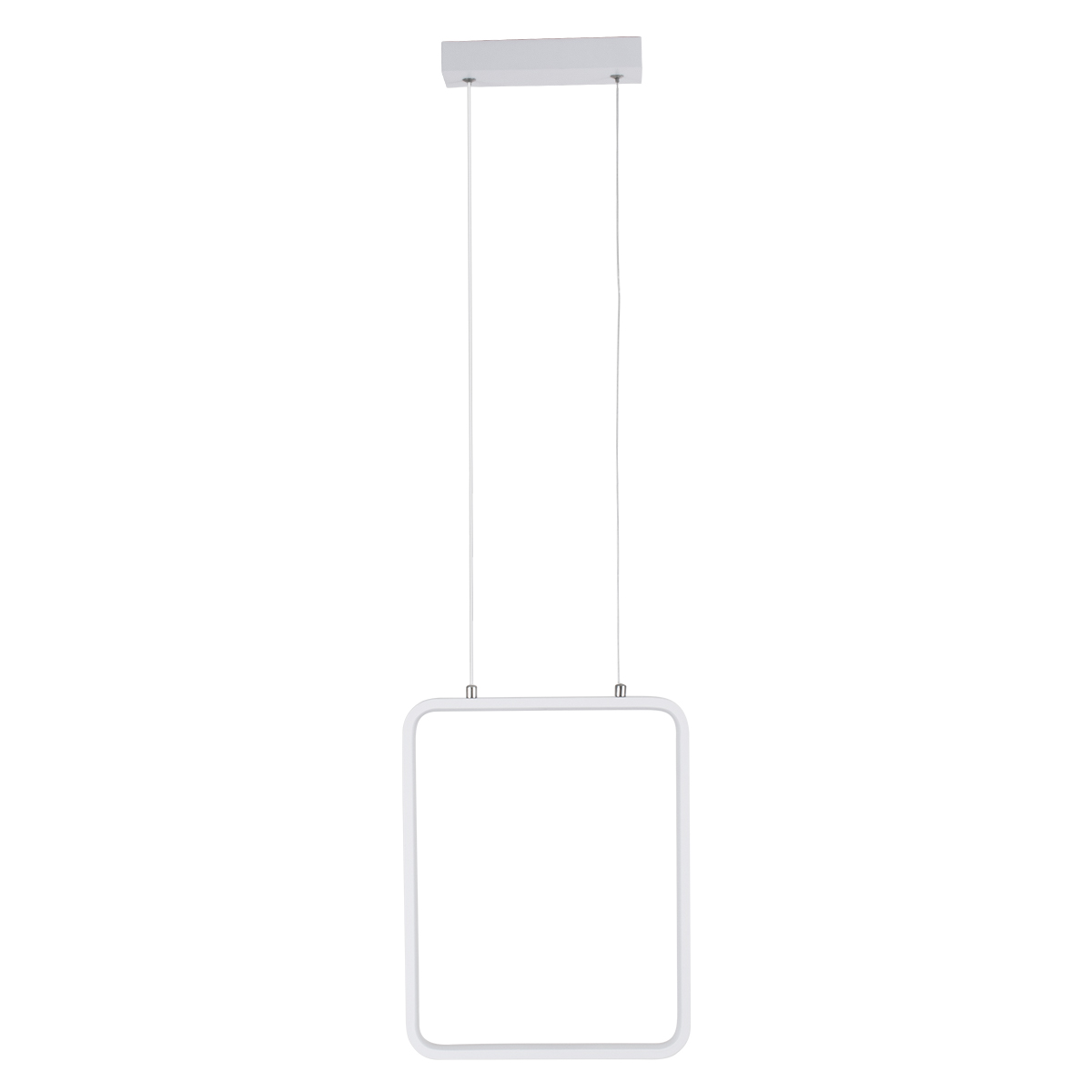 GloboStar® NEROBA 61303 Κρεμαστό Φωτιστικό Οροφής Linear Design LED CCT 18W 1980lm 360° AC 220-240V - Εναλλαγή Φωτισμού μέσω Διακόπτη On/Off All In One Ψυχρό 6000k+Φυσικό 4500k+Θερμό 2700k Μ29 x Π2 x Υ36cm - Λευκό - 3 Years Warranty