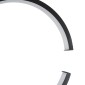 GloboStar® CEROBA 61306 Κρεμαστό Φωτιστικό Οροφής Linear Design LED CCT 12W 1320lm 360° AC 220-240V - Εναλλαγή Φωτισμού μέσω Διακόπτη On/Off All In One Ψυχρό 6000k+Φυσικό 4500k+Θερμό 2700k Φ22 x Π2cm - Μαύρο - 3 Years Warranty