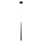 GloboStar® TEARS 61309 Κρεμαστό Φωτιστικό Οροφής Design LED CCT 3W 330lm 180° AC 220-240V - Εναλλαγή Φωτισμού μέσω Διακόπτη On/Off All In One Ψυχρό 6000k+Φυσικό 4500k+Θερμό 2700k Φ3.2 x Υ51.5cm - Μαύρο - 3 Years Warranty