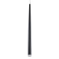 GloboStar® TEARS 61309 Κρεμαστό Φωτιστικό Οροφής Design LED CCT 3W 330lm 180° AC 220-240V - Εναλλαγή Φωτισμού μέσω Διακόπτη On/Off All In One Ψυχρό 6000k+Φυσικό 4500k+Θερμό 2700k Φ3.2 x Υ51.5cm - Μαύρο - 3 Years Warranty