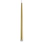 GloboStar® TEARS 61310 Κρεμαστό Φωτιστικό Οροφής Design LED CCT 3W 330lm 180° AC 220-240V - Εναλλαγή Φωτισμού μέσω Διακόπτη On/Off All In One Ψυχρό 6000k+Φυσικό 4500k+Θερμό 2700k Φ3.2 x Υ51.5cm - Χρυσό Βούρτσας - 3 Years Warranty