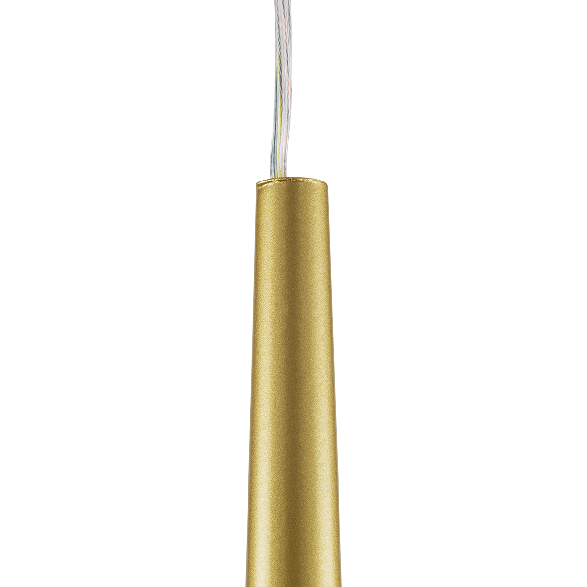 GloboStar® TEARS 61314 Κρεμαστό Φωτιστικό Οροφής Design LED CCT 36W 3960lm 180° AC 220-240V - Εναλλαγή Φωτισμού μέσω Τηλεχειριστηρίου All In One Ψυχρό 6000k+Φυσικό 4500k+Θερμό 2700k Dimmable Φ60 x Υ51.5cm - Χρυσό Βούρτσας - 3 Years Warranty