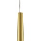 GloboStar® TEARS 61314 Κρεμαστό Φωτιστικό Οροφής Design LED CCT 36W 3960lm 180° AC 220-240V - Εναλλαγή Φωτισμού μέσω Τηλεχειριστηρίου All In One Ψυχρό 6000k+Φυσικό 4500k+Θερμό 2700k Dimmable Φ60 x Υ51.5cm - Χρυσό Βούρτσας - 3 Years Warranty