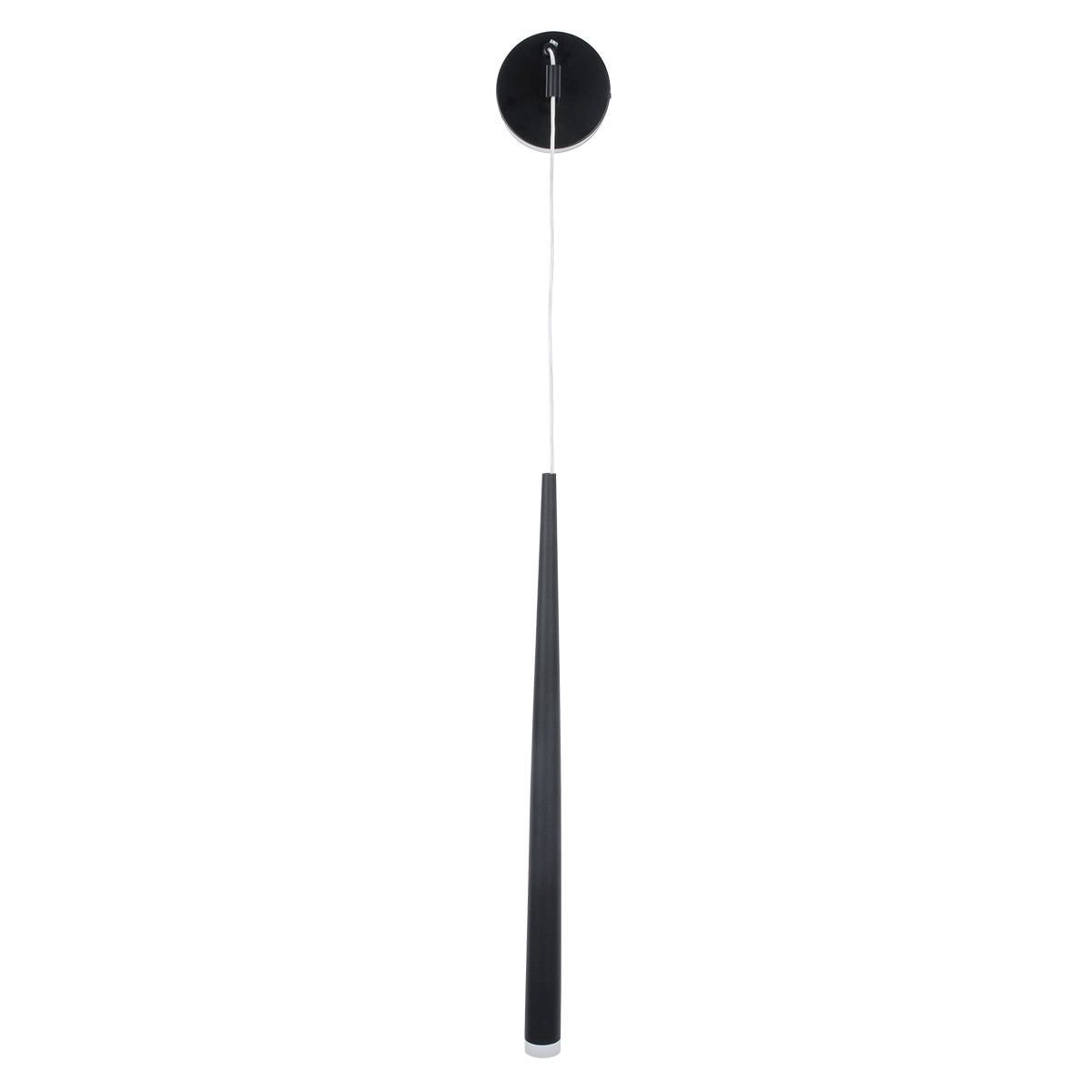 GloboStar® TEARS 61315 Φωτιστικό Τοίχου - Απλίκα Design LED CCT 3W 330lm 180° AC 220-240V - Εναλλαγή Φωτισμού μέσω Διακόπτη On/Off All In One Ψυχρό 6000k+Φυσικό 4500k+Θερμό 2700k Φ3.2 x Υ51.5cm - Μαύρο - 3 Years Warranty