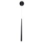 GloboStar® TEARS 61315 Φωτιστικό Τοίχου - Απλίκα Design LED CCT 3W 330lm 180° AC 220-240V - Εναλλαγή Φωτισμού μέσω Διακόπτη On/Off All In One Ψυχρό 6000k+Φυσικό 4500k+Θερμό 2700k Φ3.2 x Υ51.5cm - Μαύρο - 3 Years Warranty