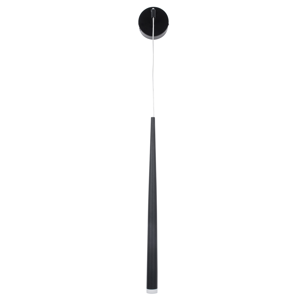 GloboStar® TEARS 61315 Φωτιστικό Τοίχου - Απλίκα Design LED CCT 3W 330lm 180° AC 220-240V - Εναλλαγή Φωτισμού μέσω Διακόπτη On/Off All In One Ψυχρό 6000k+Φυσικό 4500k+Θερμό 2700k Φ3.2 x Υ51.5cm - Μαύρο - 3 Years Warranty
