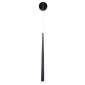 GloboStar® TEARS 61315 Φωτιστικό Τοίχου - Απλίκα Design LED CCT 3W 330lm 180° AC 220-240V - Εναλλαγή Φωτισμού μέσω Διακόπτη On/Off All In One Ψυχρό 6000k+Φυσικό 4500k+Θερμό 2700k Φ3.2 x Υ51.5cm - Μαύρο - 3 Years Warranty
