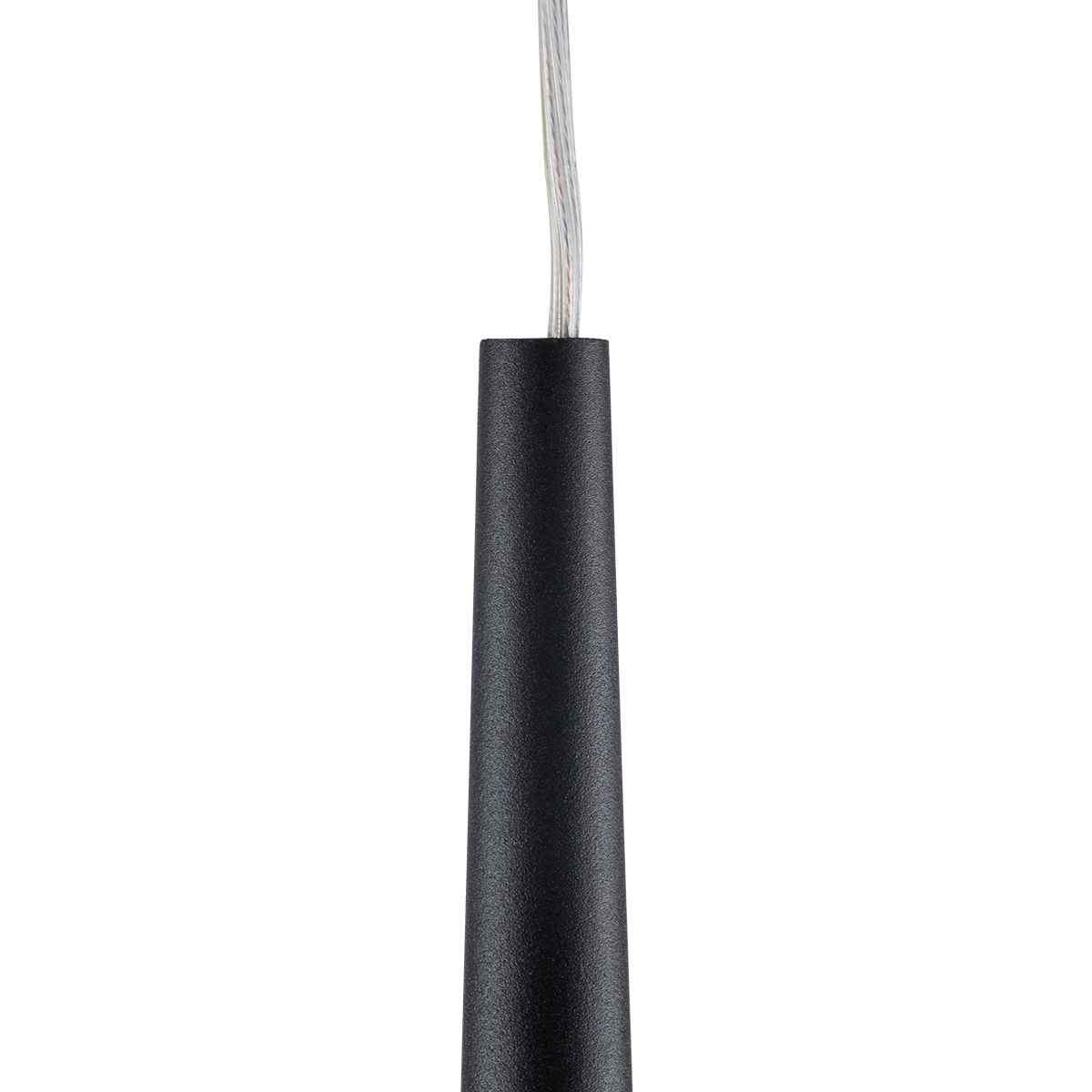 GloboStar® TEARS 61315 Φωτιστικό Τοίχου - Απλίκα Design LED CCT 3W 330lm 180° AC 220-240V - Εναλλαγή Φωτισμού μέσω Διακόπτη On/Off All In One Ψυχρό 6000k+Φυσικό 4500k+Θερμό 2700k Φ3.2 x Υ51.5cm - Μαύρο - 3 Years Warranty