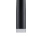 GloboStar® TEARS 61315 Φωτιστικό Τοίχου - Απλίκα Design LED CCT 3W 330lm 180° AC 220-240V - Εναλλαγή Φωτισμού μέσω Διακόπτη On/Off All In One Ψυχρό 6000k+Φυσικό 4500k+Θερμό 2700k Φ3.2 x Υ51.5cm - Μαύρο - 3 Years Warranty
