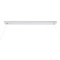 GloboStar® CIRCOLARE 61320 Κρεμαστό Φωτιστικό Οροφής Design LED CCT 75W 8400lm 360° AC 220-240V - Εναλλαγή Φωτισμού μέσω Τηλεχειριστηρίου All In One Ψυχρό 6000k+Φυσικό 4500k+Θερμό 2700k Dimmable Μ120 x Π25 x Υ25cm - Λευκό - 3 Χρόνια Εγγύηση