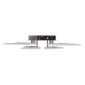 GloboStar® ROYAL-S 61326 Φωτιστικό Οροφής Design LED CCT 135W 16200lm 360° AC 220-240V - Εναλλαγή Φωτισμού μέσω Τηλεχειριστηρίου All In One Ψυχρό 6000k+Φυσικό 4500k+Θερμό 2700k Dimmable Μ58.5 x Π58.5 x Υ12cm - Νίκελ Χρώμιο - 3 Years Warranty