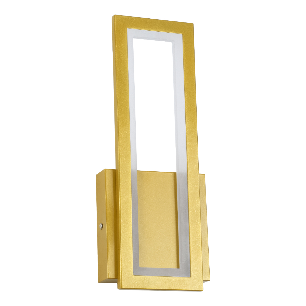 GloboStar® TIARA 61328 Φωτιστικό Τοίχου - Απλίκα Design LED CCT 12W 1440lm 360° AC 220-240V - Εναλλαγή Φωτισμού μέσω Διακόπτη On/Off All In One Ψυχρό 6000k+Φυσικό 4500k+Θερμό 2700k Μ12.5 x Π4 x Υ32cm - Χρυσό - 3 Years Warranty