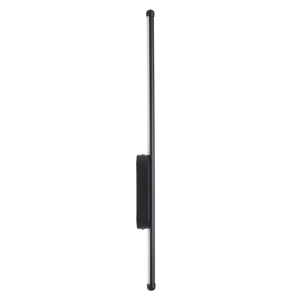 GloboStar® HARLEM 61331 Φωτιστικό Τοίχου - Απλίκα Design LED CCT 9W 1080lm 120° AC 220-240V - Εναλλαγή Φωτισμού μέσω Διακόπτη On/Off All In One Ψυχρό 6000k+Φυσικό 4500k+Θερμό 2700k Μ5 x Π4 x Υ60cm - Μαύρο - 3 Years Warranty