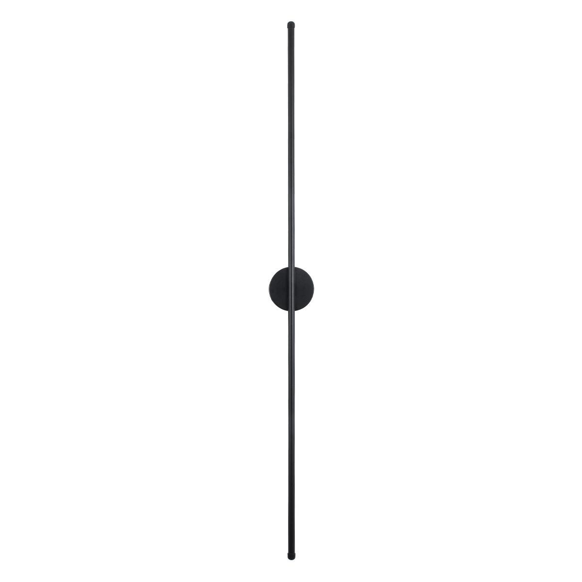 GloboStar® DIADEM 61333 Φωτιστικό Τοίχου - Απλίκα Design LED CCT 18W 2160lm 120° AC 220-240V - Εναλλαγή Φωτισμού μέσω Διακόπτη On/Off All In One Ψυχρό 6000k+Φυσικό 4500k+Θερμό 2700k Μ10 x Π4 x Υ120cm - Μαύρο - 3 Years Warranty